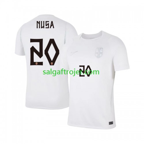 Norge Antonio Nusa 20 Fodboldtrøjer 3. sæt World Cup 2026 Kort ærmer Norge Antonio Nusa 20 Fodboldtrøjer 3. sæt World Cup 2026 Kort ærmer